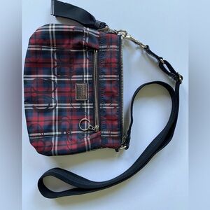 COACH Poppy tartan crossbody with ribbon trim